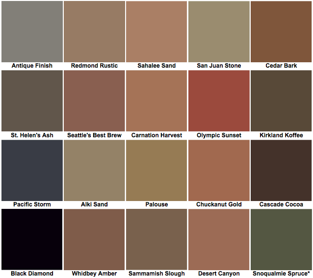 ColorMix™ Color Chart ColorMix™ Color Chart