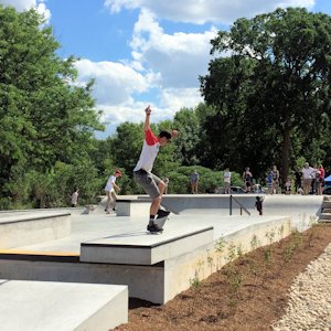Image of Hanson Ready Mix Canada Projects Skate Park