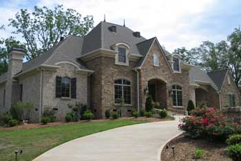 Colored Masonry Projects: Cobblestone House (Type S Brixment)