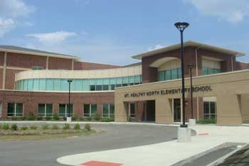 Colored Masonry Project: School Mt. Healthy North