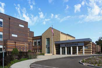 Colored Masonry Project: School Woodford