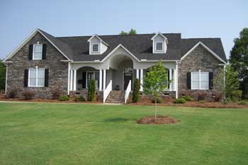 Colored Masonry Projects: House Crooked Creek 2