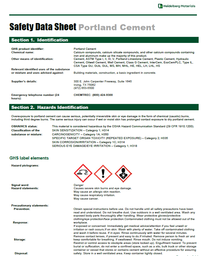 english-Safety Data Sheets